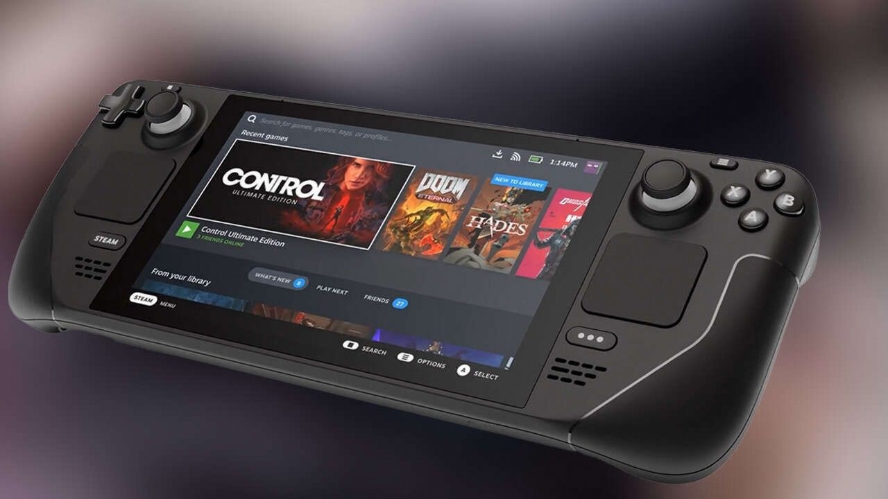 Steam Deck w rękach gracza - wygląda i działa świetnie.