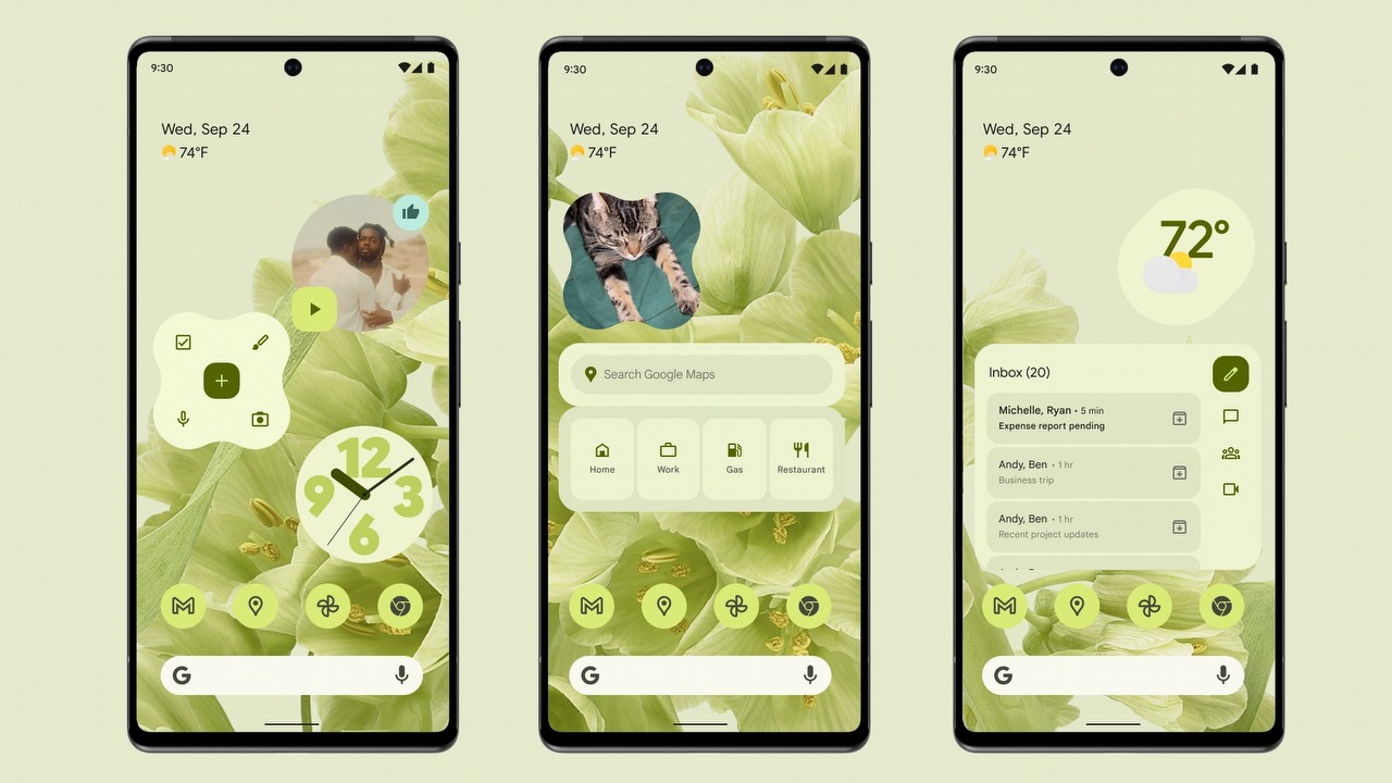 Android 12 już na telefonach serii Pixel; inne marki muszą poczekać.