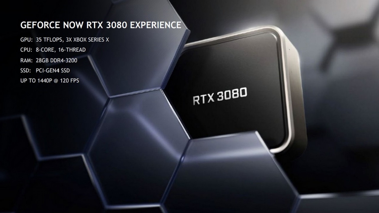 RTX 3080 w abonamencie GeForce NOW. Usługa Nvidii przeszła długą drogę.