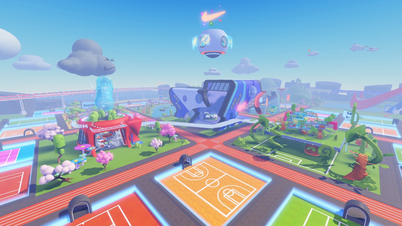 Nike reklamuje się w Roblox.