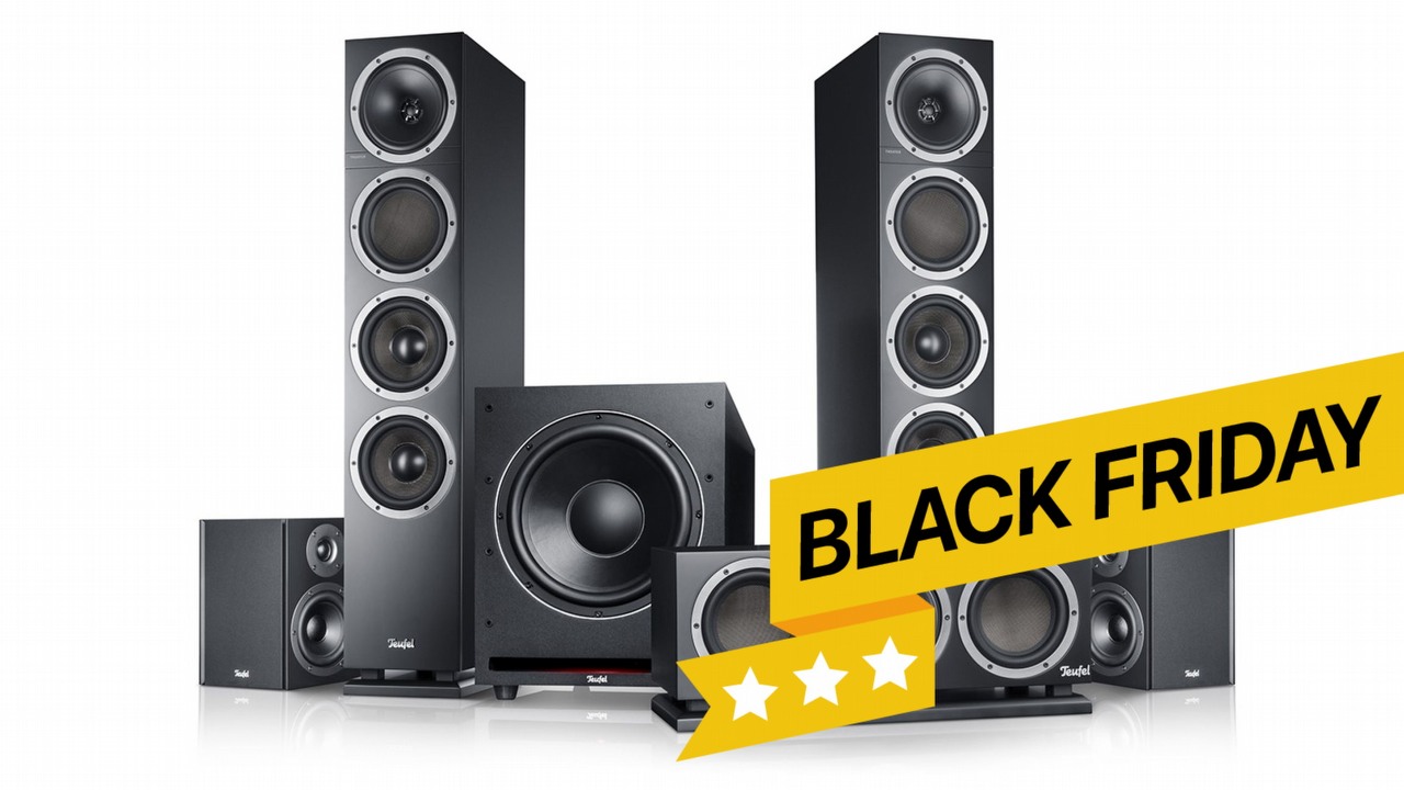 Black Friday w Teufel; sprzęt audio w atrakcyjnych cenach.