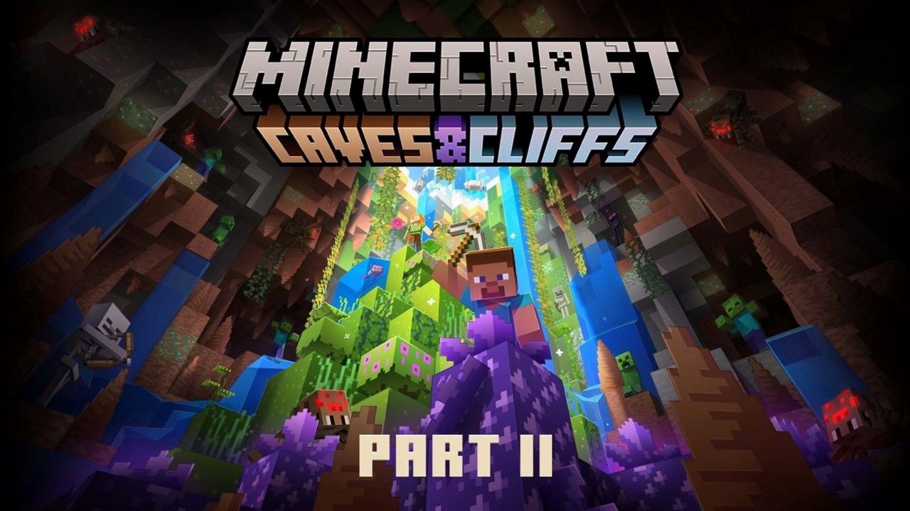 Minecraft 1.18 już dziś; Caves & Cliffs oferuje wiele nowości.