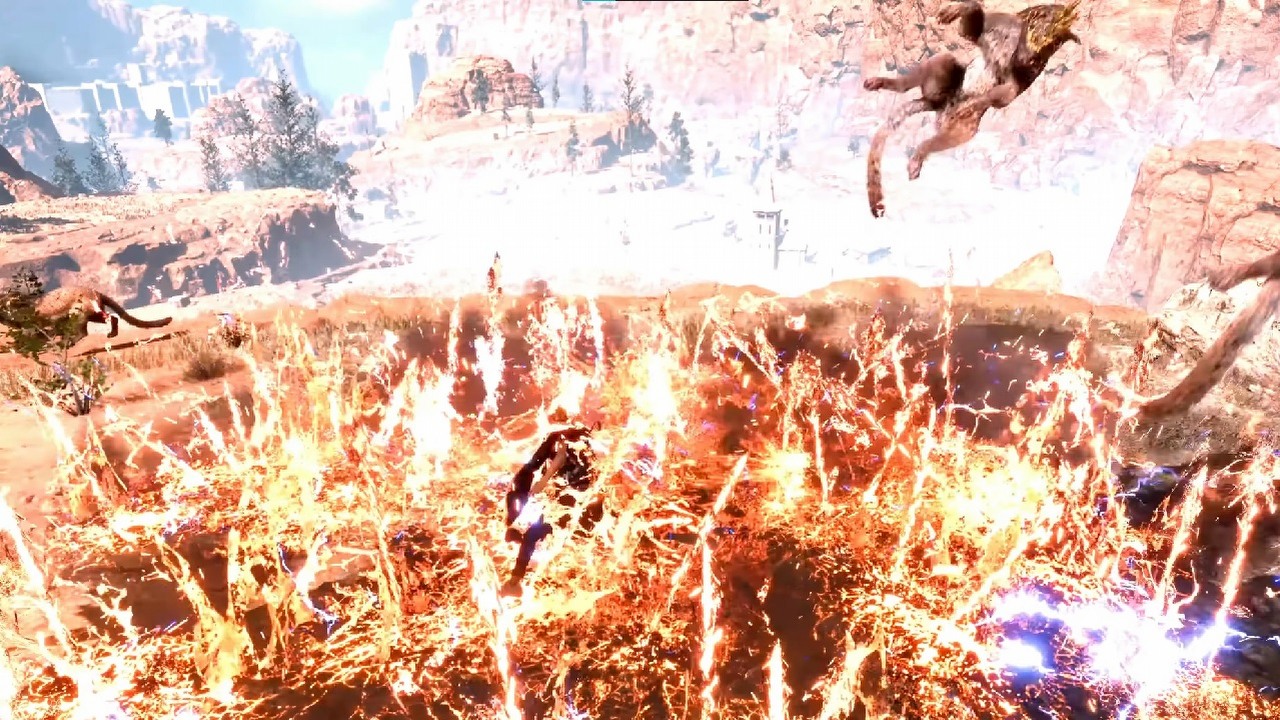 RPG akcji Forspoken na długim, efektownym filmiku w 4K.