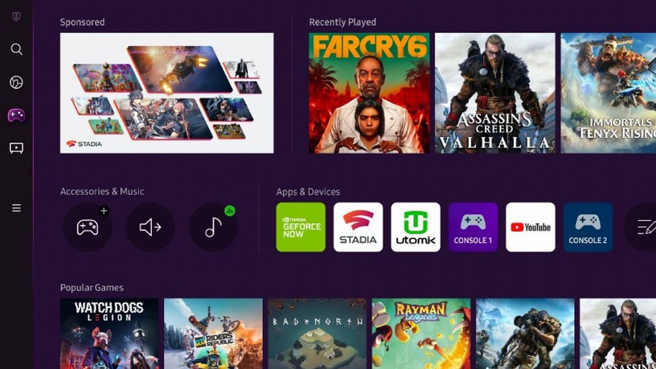 Nowe telewizory Samsunga z opcjami dla graczy; obsłużą m.in. GeForce Now.