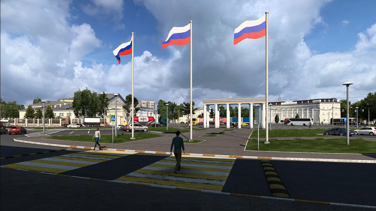ETS2 Heart of Russia - twórcy chwalą się realizmem rosyjskich dróg w dodatku.