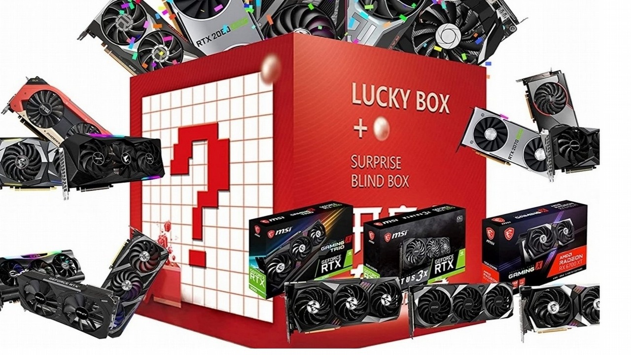 Karta graficzna niespodzianka. Na Amazonie sprzedają losowe GPU za 100 USD.
