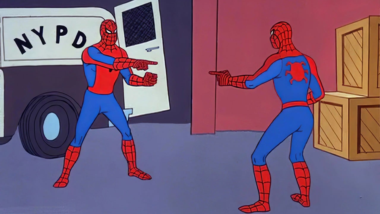 Gwiazdy Spider-Mana odtwarzają słynny mem.