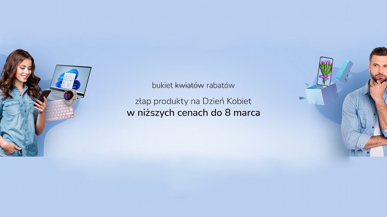 Dzień Kobiet w x-kom - promocje na sprzęt.