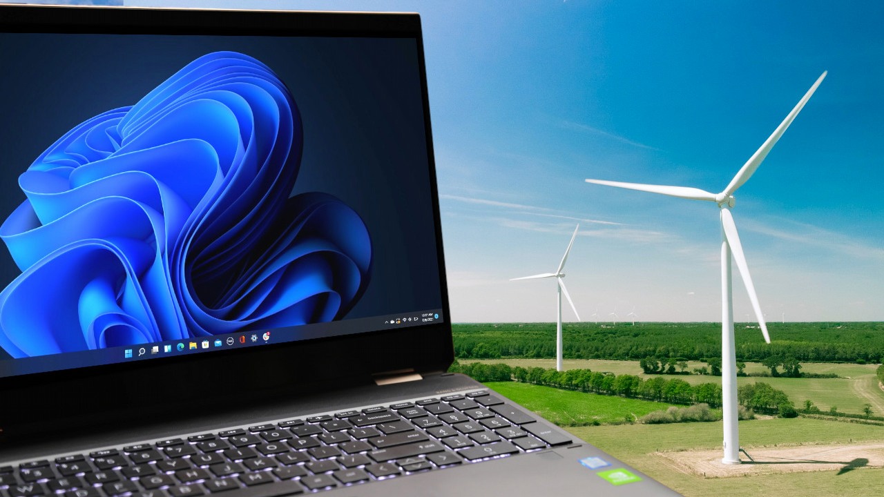 Windows 11 zadba o zmniejszenie śladu węglowego.