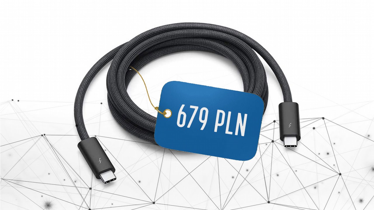Apple, monitor za 11 tysięcy to dużo, ale kabel za 700 zł to przesada.