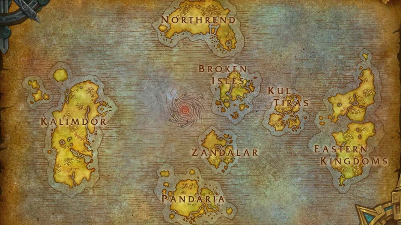 Mapa Europy w stylu WoW-a wygląda rewelacyjnie.