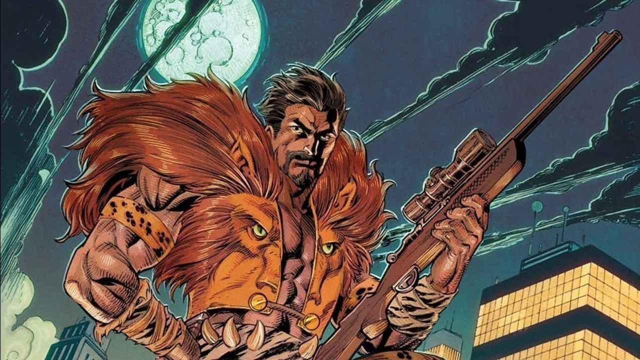 Zobacz nagranie z pościgu z planu Kraven the Hunter.