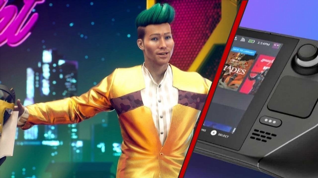 Cyberpunk 2077 może nie działać poprawnie na Steam Deck.