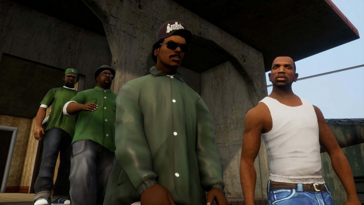 Bohaterowie GTA: San Andreas jak żywi, 24 postacie odtworzone przez fana.