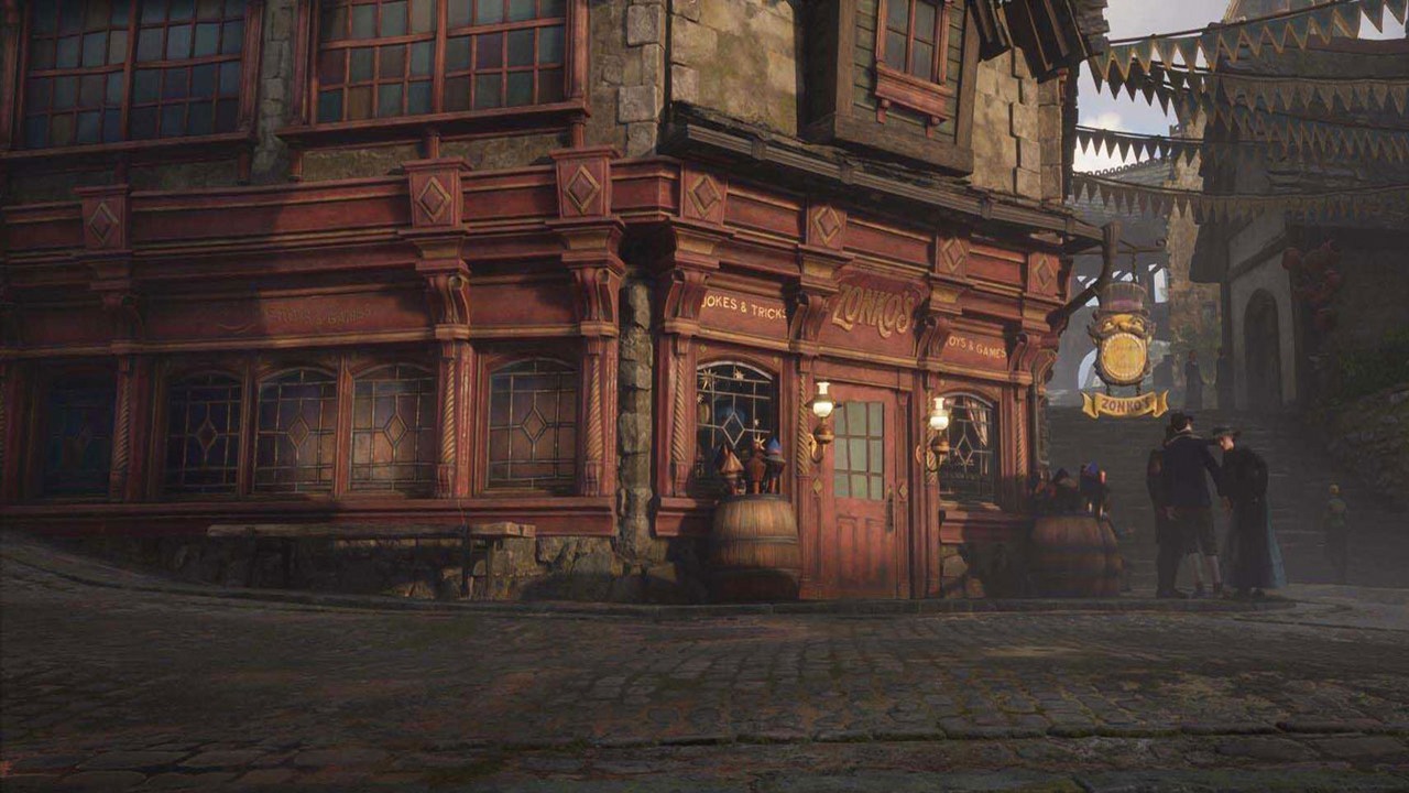 W Hogwarts Legacy odwiedzimy Sklep Zonka, znajdziemy tam gadżety do psikusów.
