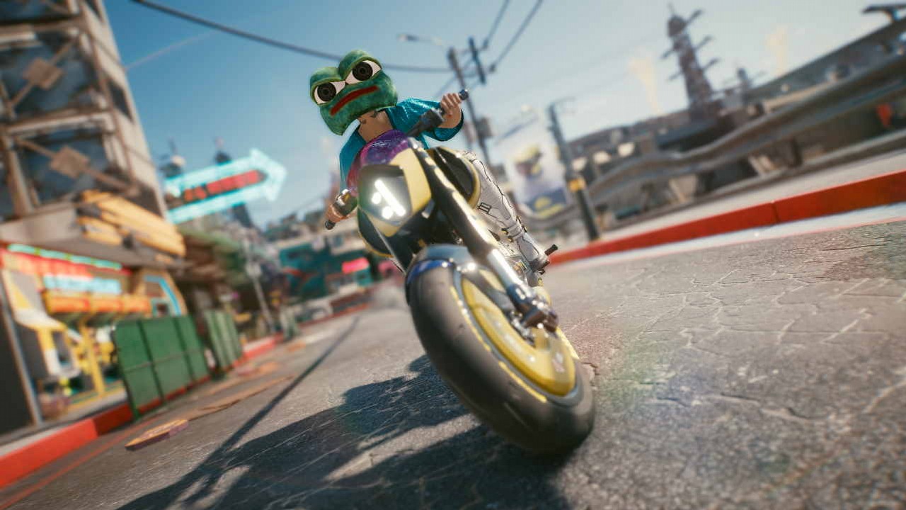 Pepe i gwiazda śmierci w Cyberpunk 2077 - to najdziwniejsze mody do gry.