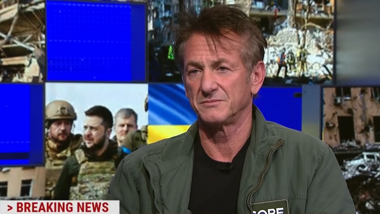 Sean Penn chciał się jeszcze bardziej zaangażować w wojnę z Rosją.