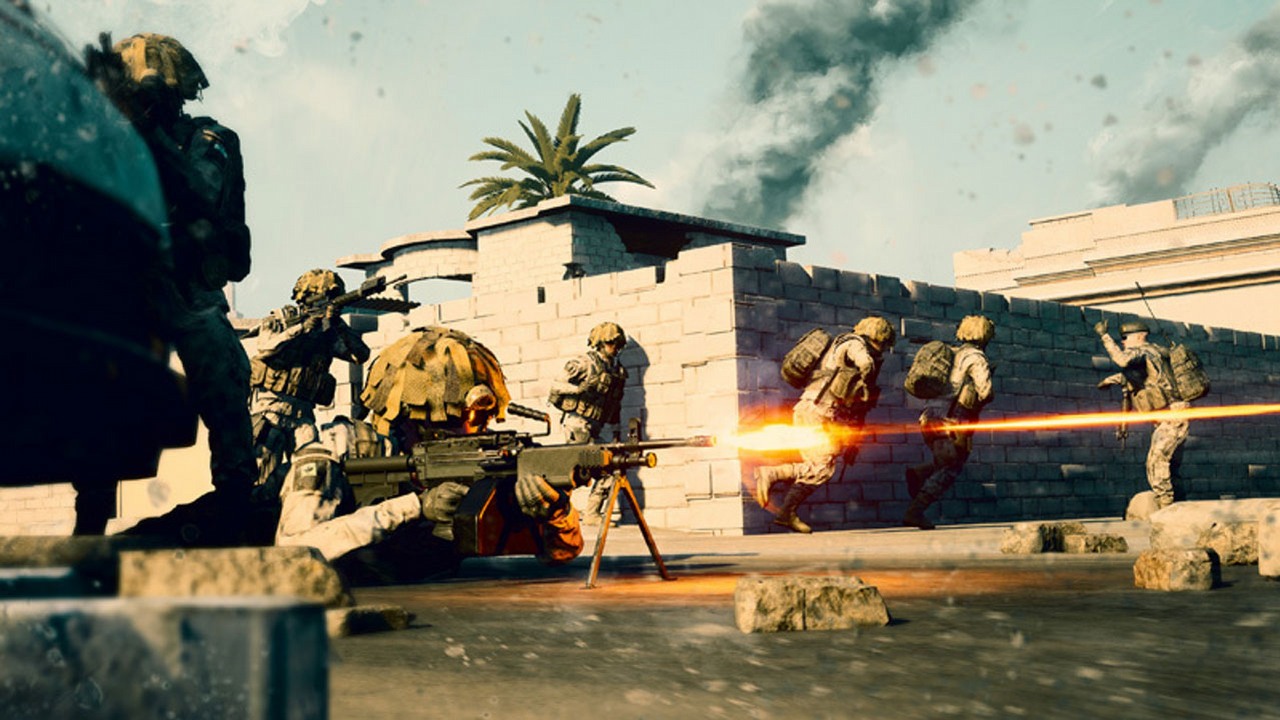 BF2042 może pozazdrościć popularności realistycznej strzelance Squad.