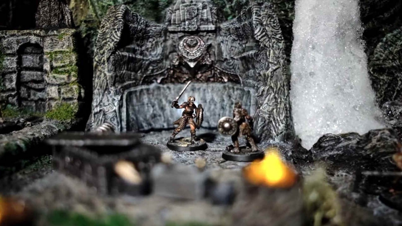 3 miesiące budował grobowiec ze Skyrima w domu.