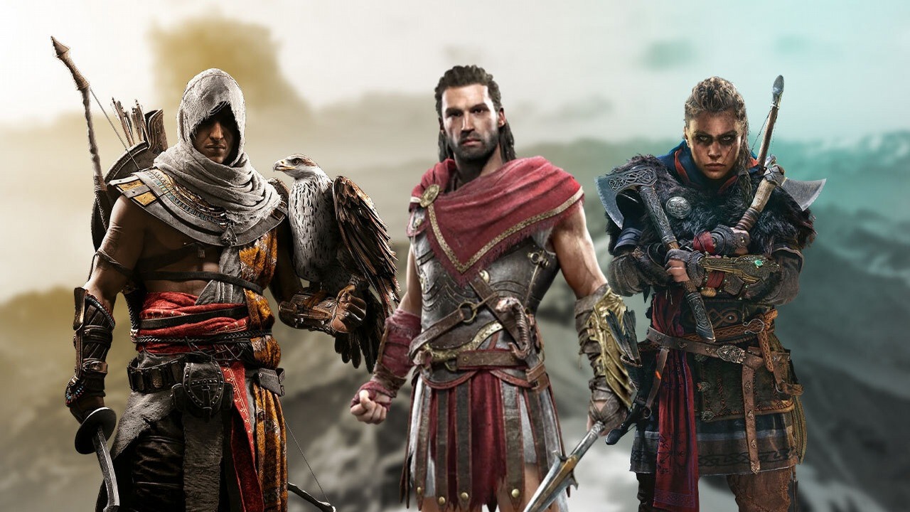 AC Valhalla wcale nie jest takie duże. Porównanie gry z Origins i Odyssey na jednym obrazku.