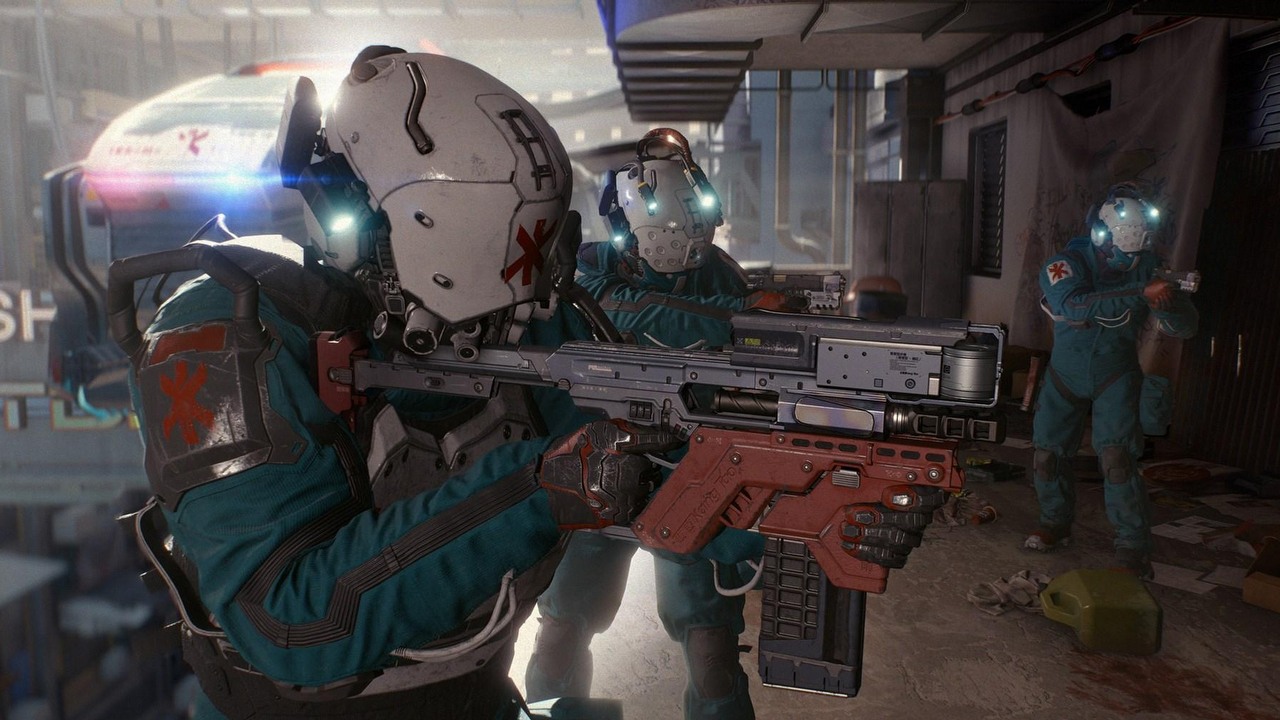 Grywalna Trauma Team z Cyberpunk 2077 w Ready or Not.