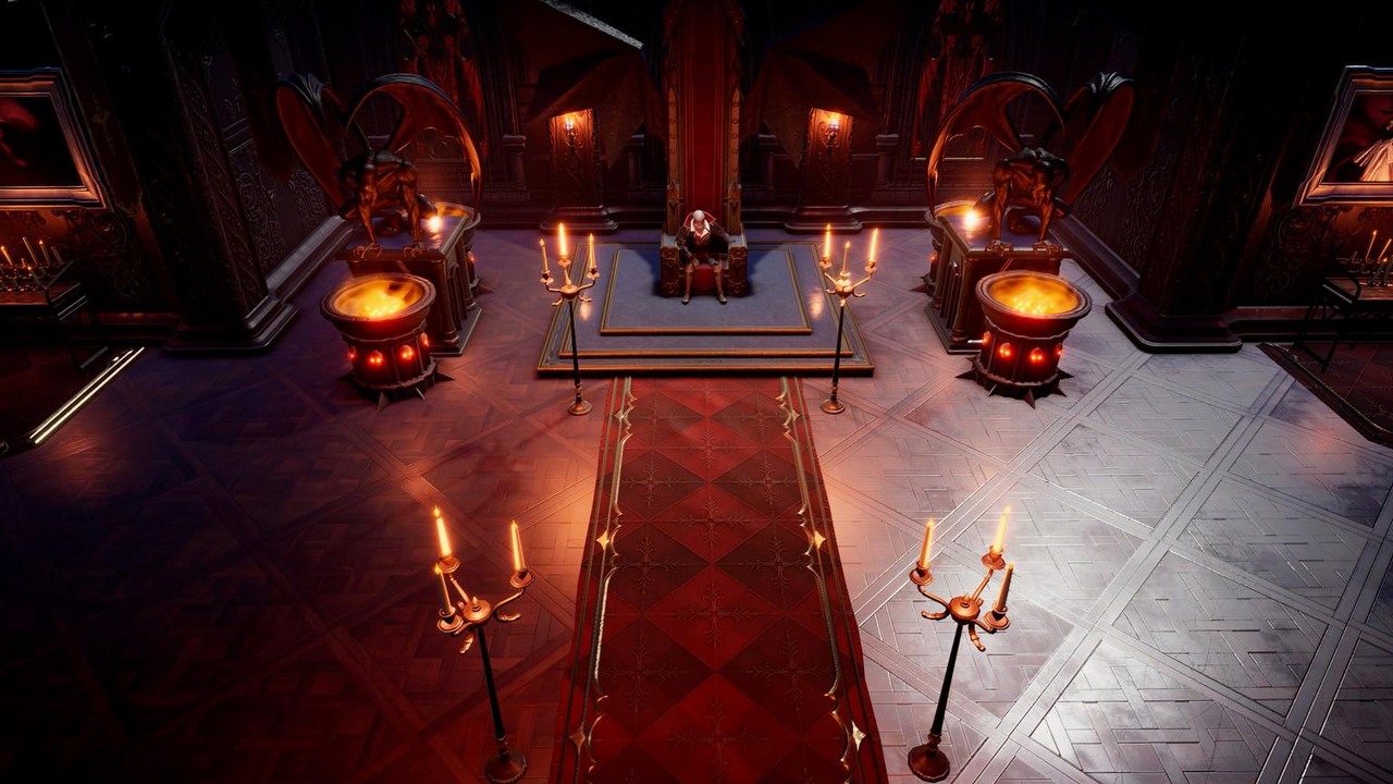 W V rising znikają dachy zamków.