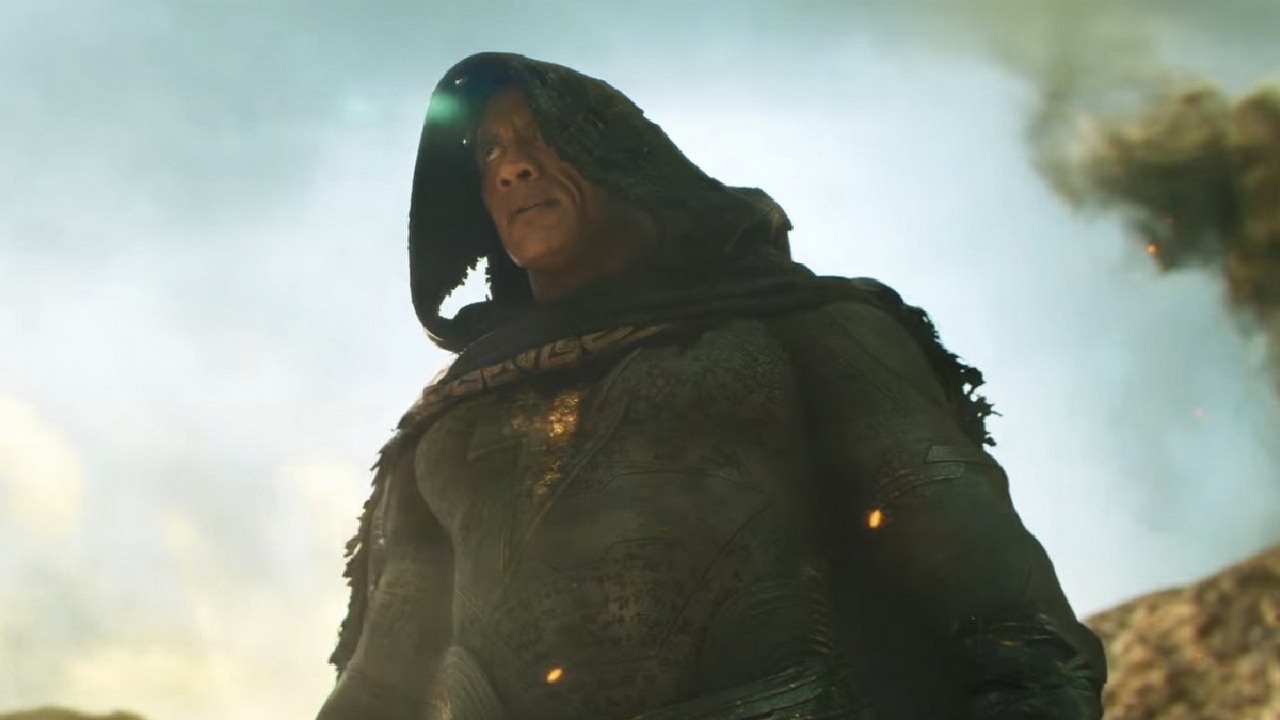 Black Adam na pierwszym, widowiskowym zwiastunie.