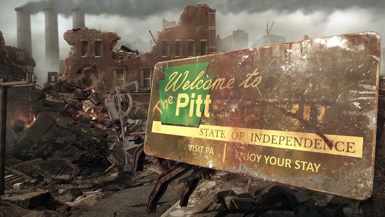 Pittsburg z Fallout 76 The Pitt na nowym trailerze; wyruszymy tam po wakacjach.