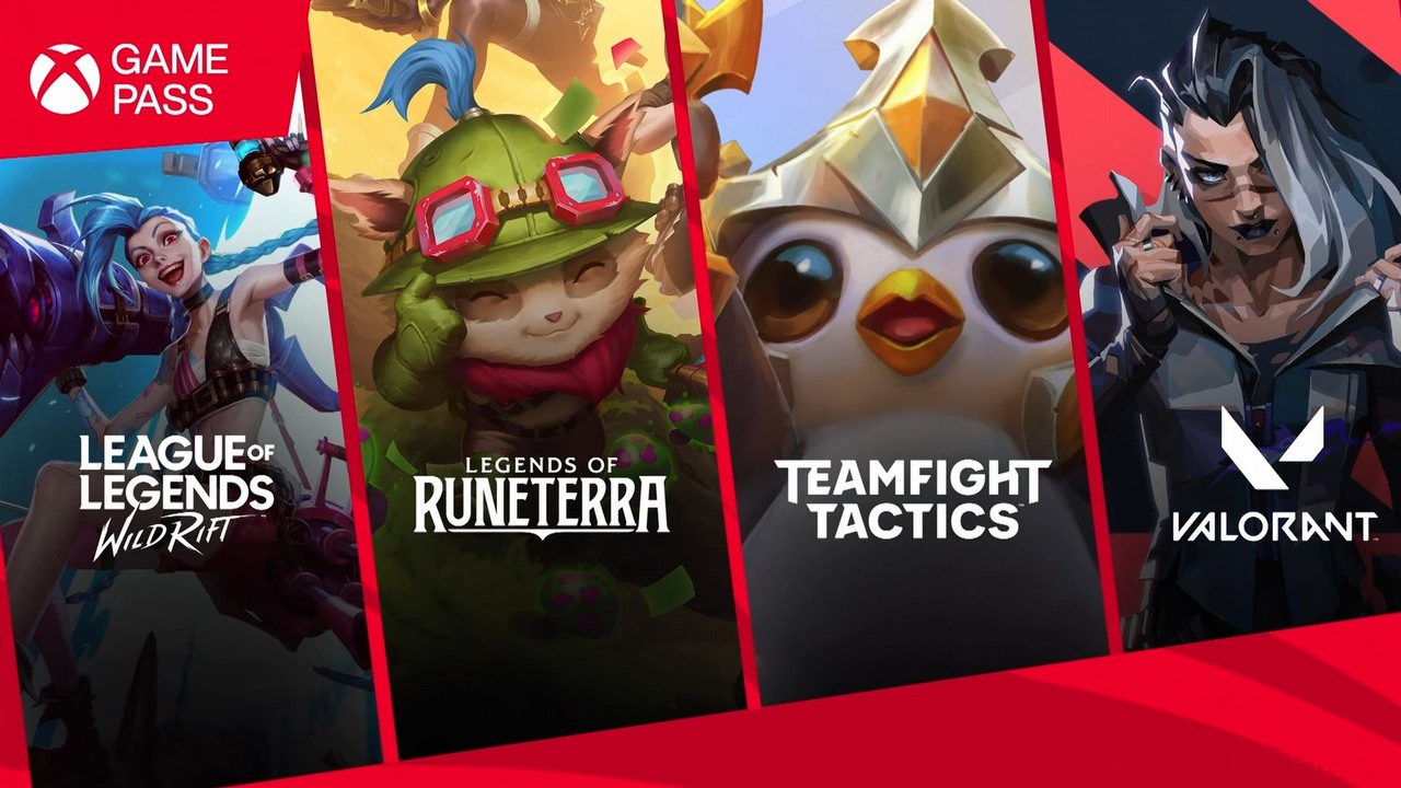 League of Legends i inne hity Riot Games w Game Passie z odblokowaną zawartością.