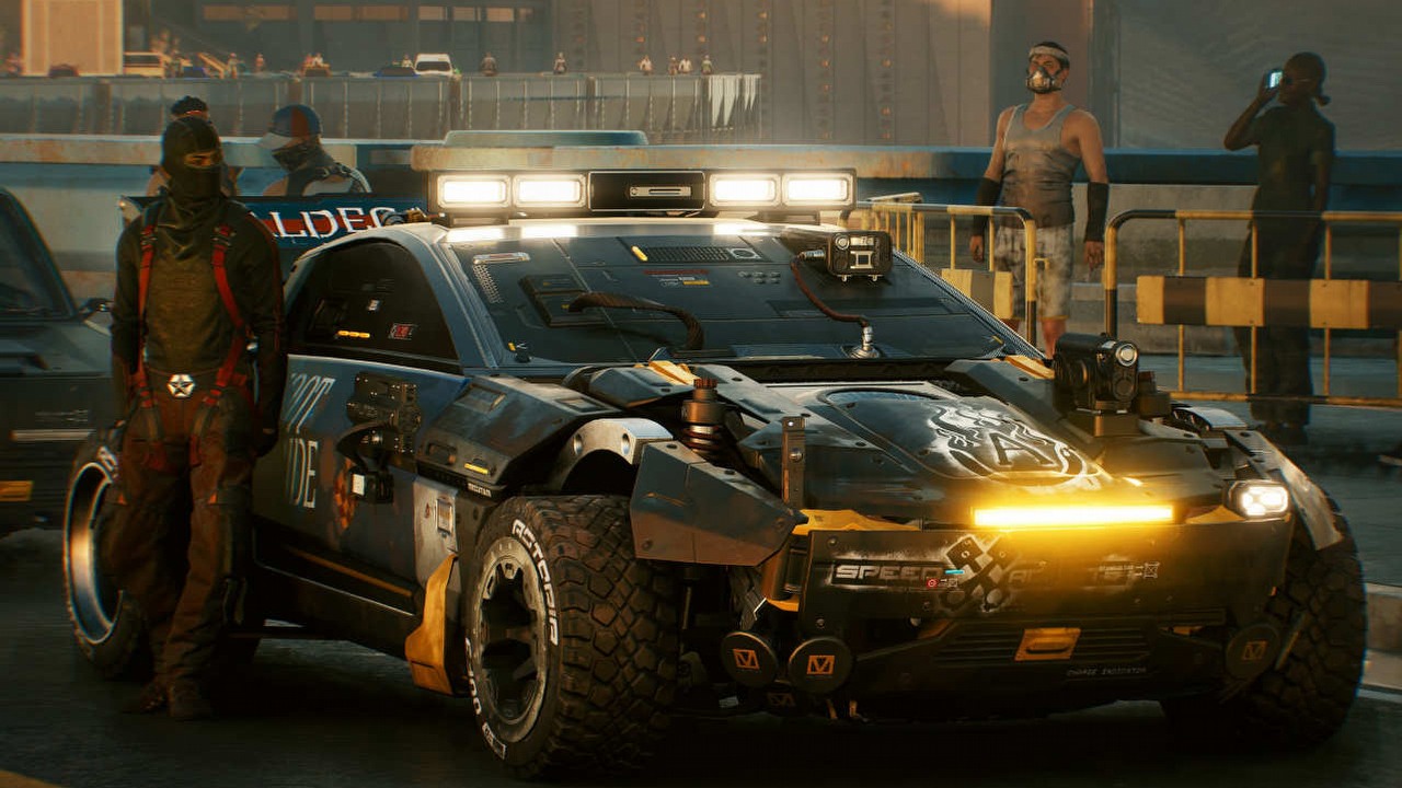 Latające samochody nie pasują do Cyberpunk 2077? Fani toczą spór.