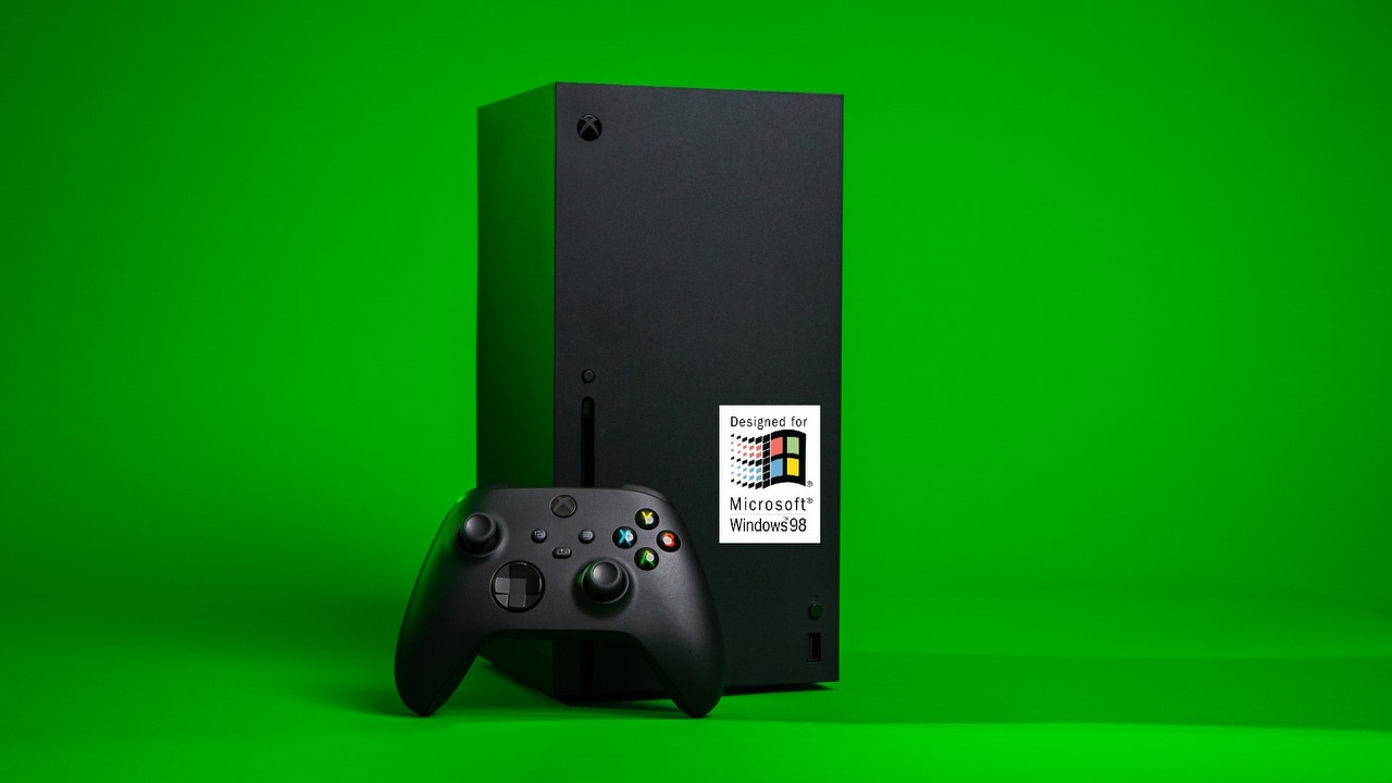 Windows 98 na Xbox Series X.