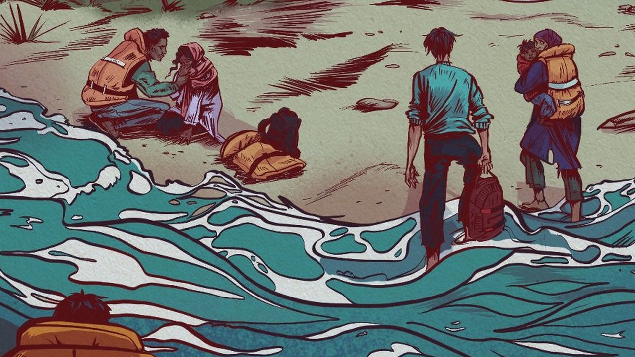 Ticket to Europe to polska gra o uchodźcach z Afryki; wygląda estetycznie.