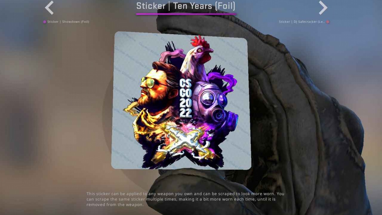 Sekrety 10. urodzin CSGO z Source 2 w tle.