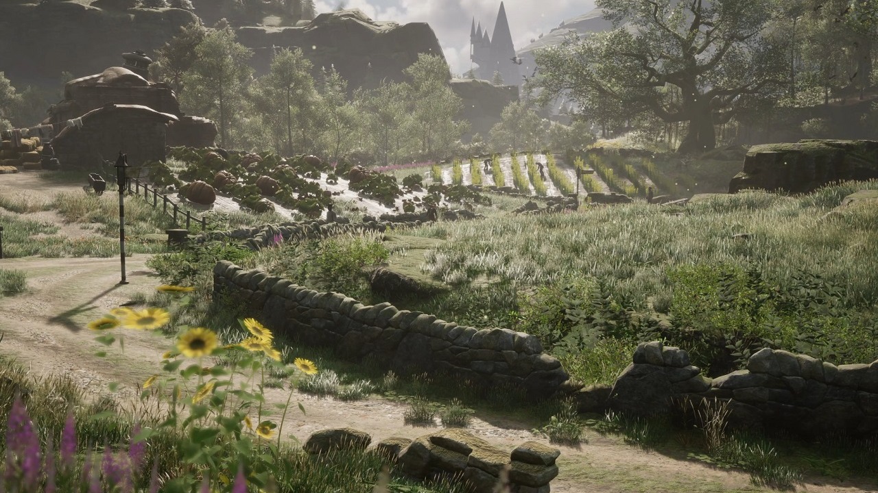 Zaznaj 20 minut relaksu w pięknych sceneriach z Hogwarts Legacy.