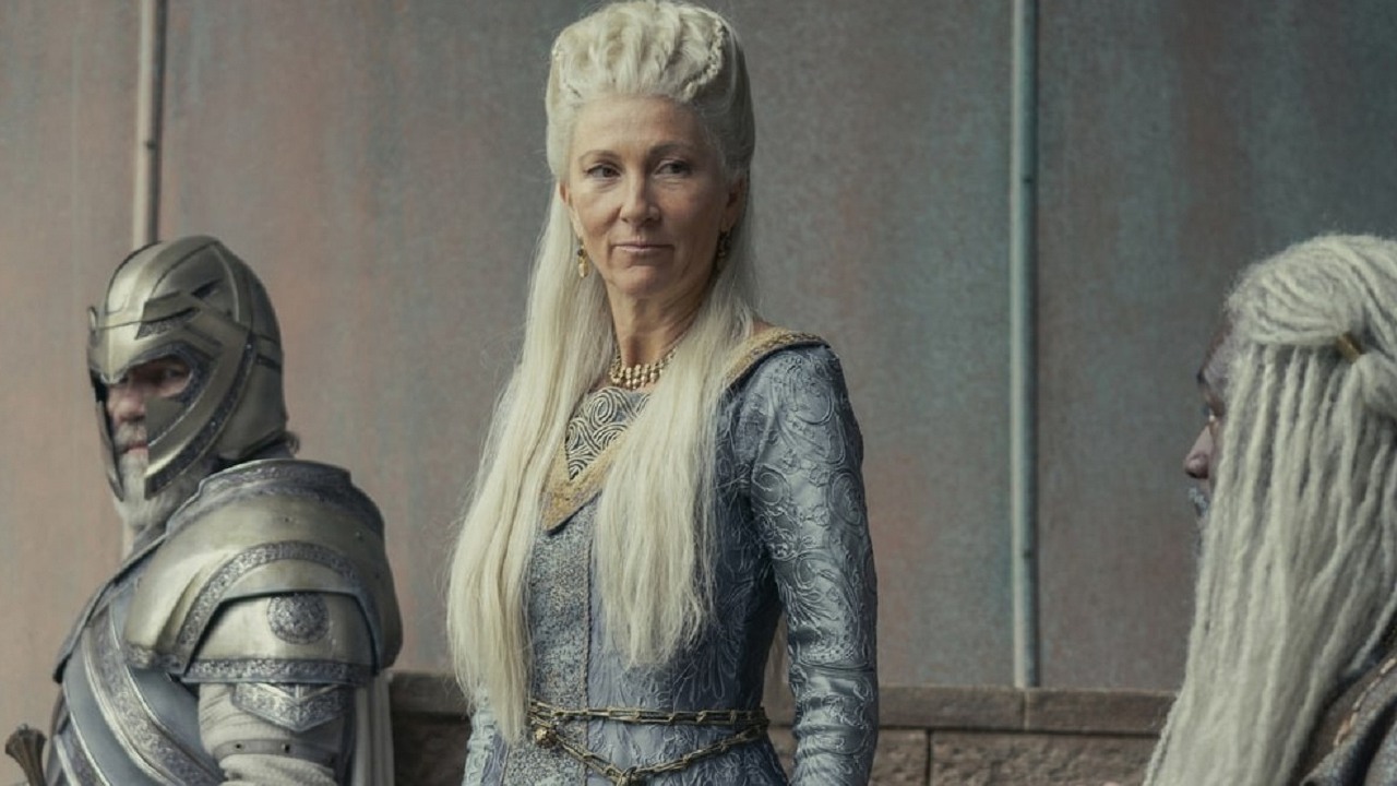 Kim jest Rhaenys Targaryen z serialu Ród smoka?, źródło grafiki: Ród smoka; Ryan Condal i Miguel Sapochnik; HBO; 2022.