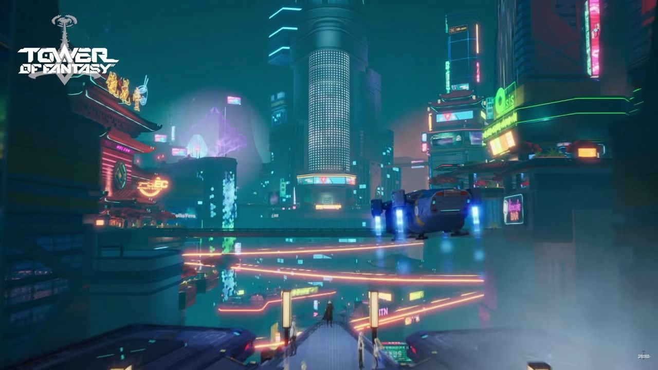 Tower of Fantasy otrzyma cyberpunkowe miasto, to MMORPG szybko się rozwija.