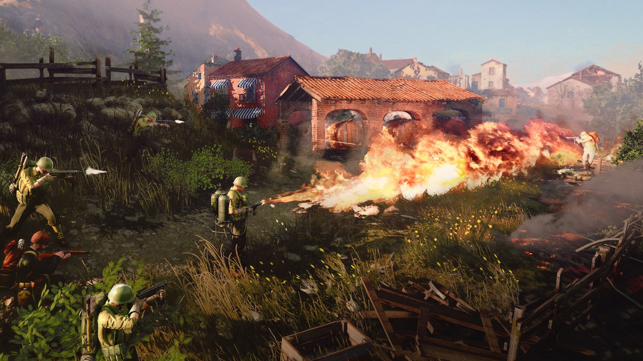 Wybuchowy zwiastun Company of Heroes 3 podsumowuje zawartość gry.
