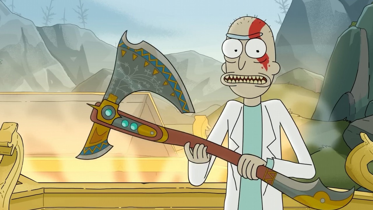 Rick i Morty reklamują God of War Ragnarok; fani zachwyceni.