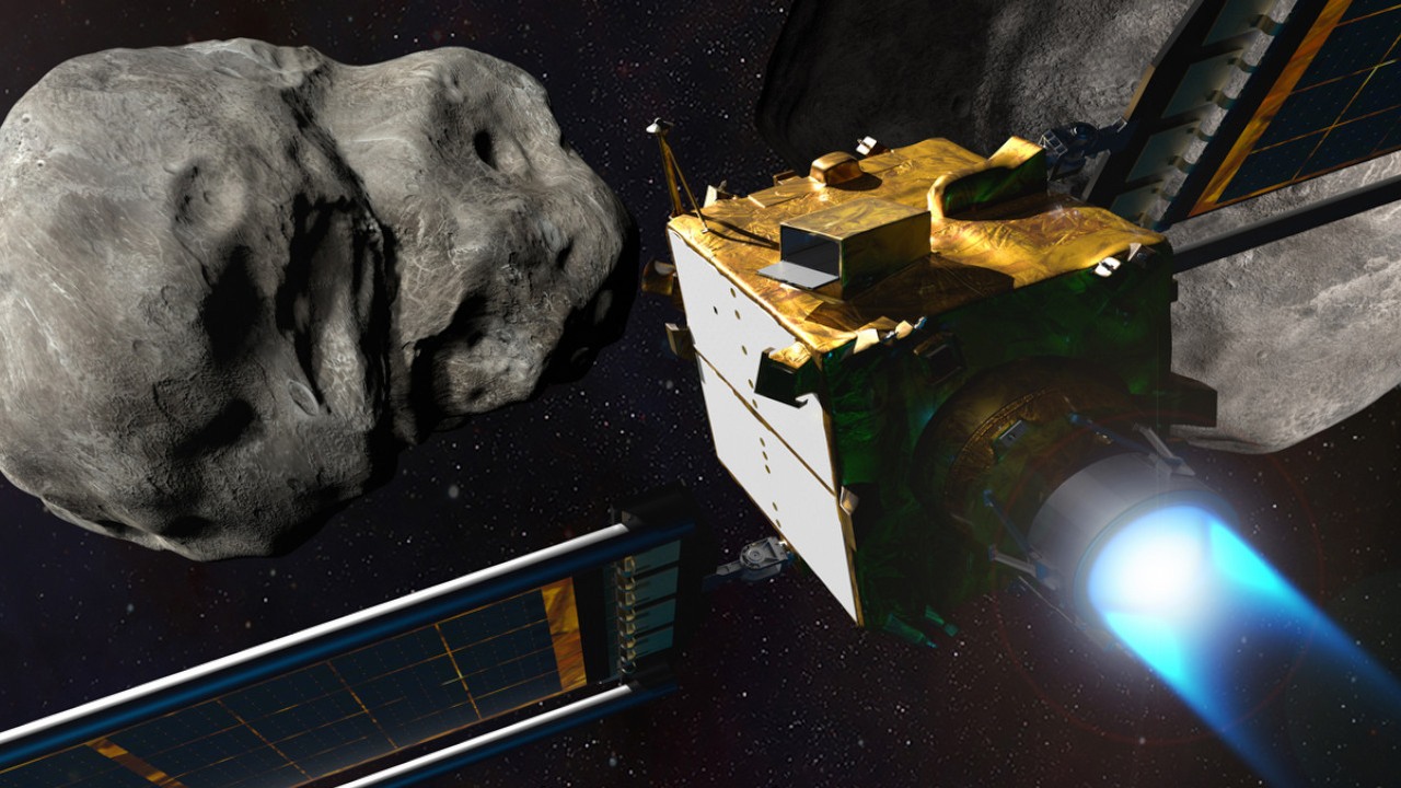 NASA trafiła w asteroidę - sukces misji DART, źródło grafiki: NASA.