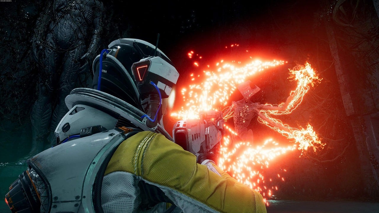 Przeciek pokazuje Returnal ze wsparciem DLSS na PC, źródło grafiki: Sony.