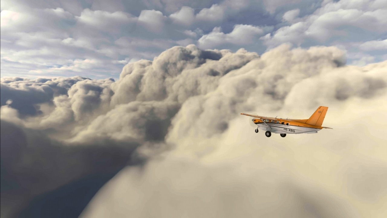 Huragan Ian przyciąga graczy Microsoft Flight Simulator, źródło grafiki: YouTube: użytkownik XboxBG.
