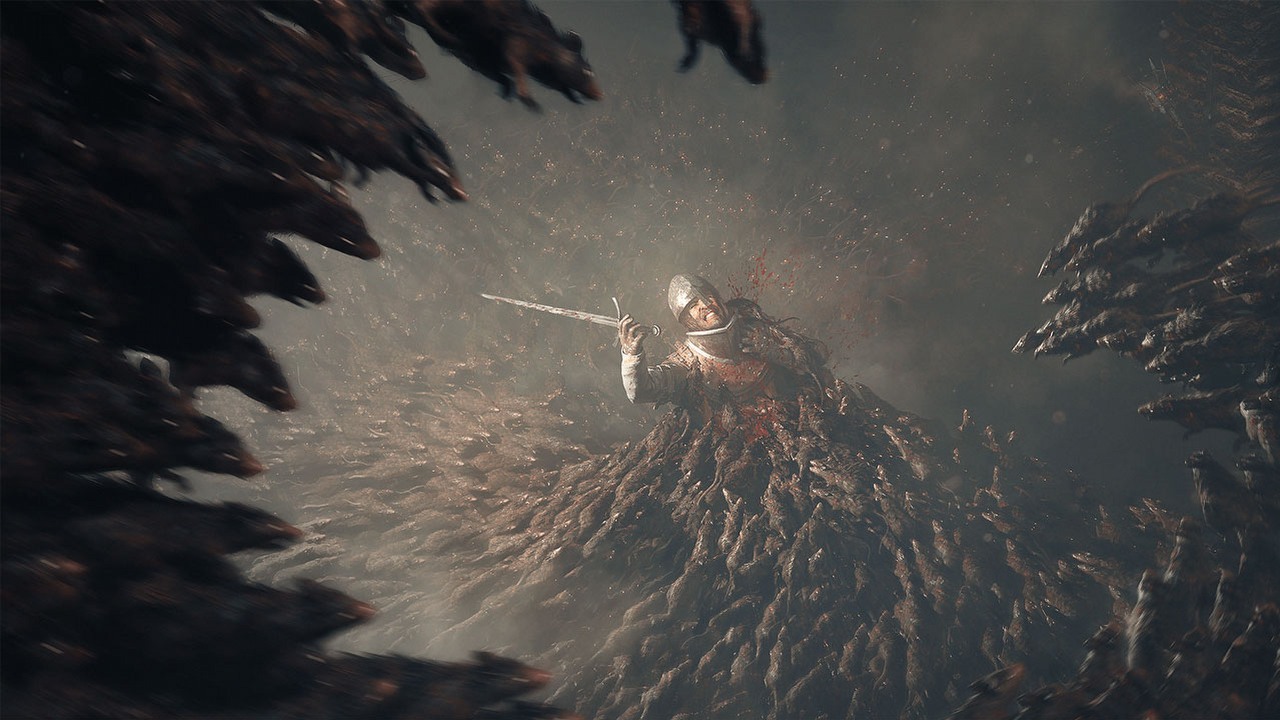Ocean szczurów w A Plague Tale: Requiem; 60x więcej niż w części pierwszej, źródło grafiki: Focus Home Interactive.