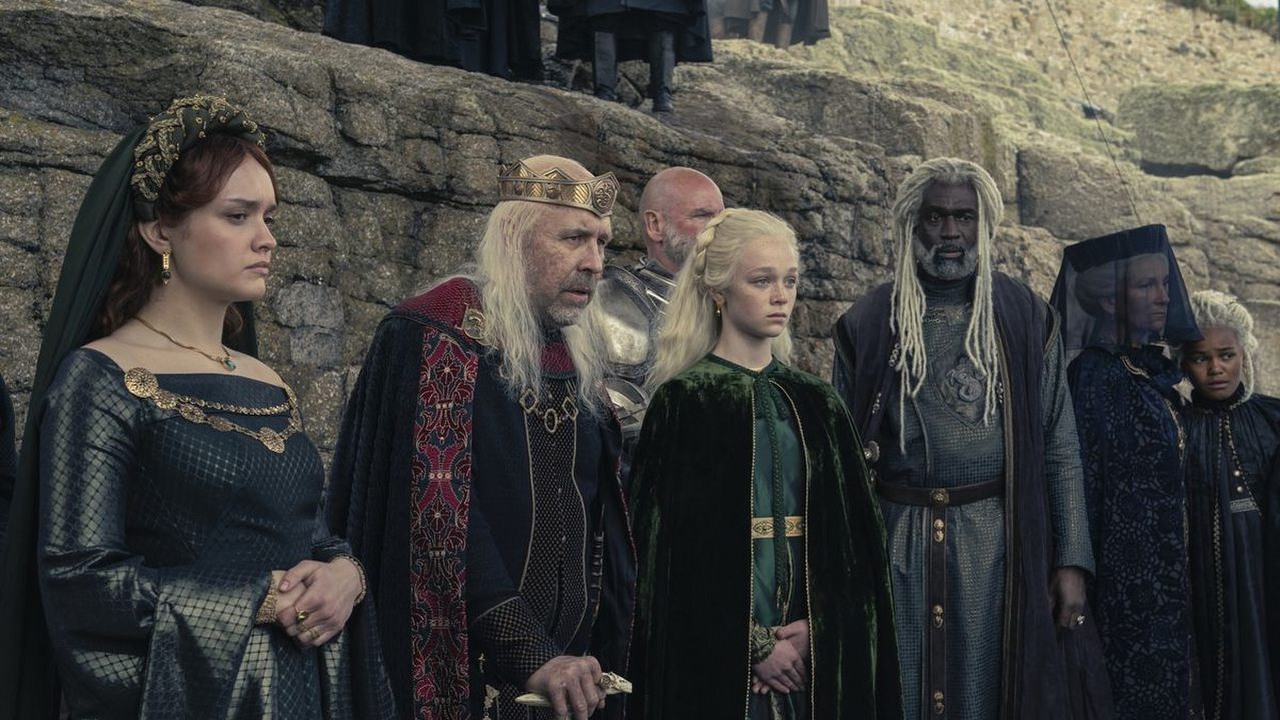 7. odcinek Rodu smoka trzyma w napięciu rodzinnymi dramami, źródło grafiki: Ród smoka, reż Miguel Sapochnik, HBO 2022.