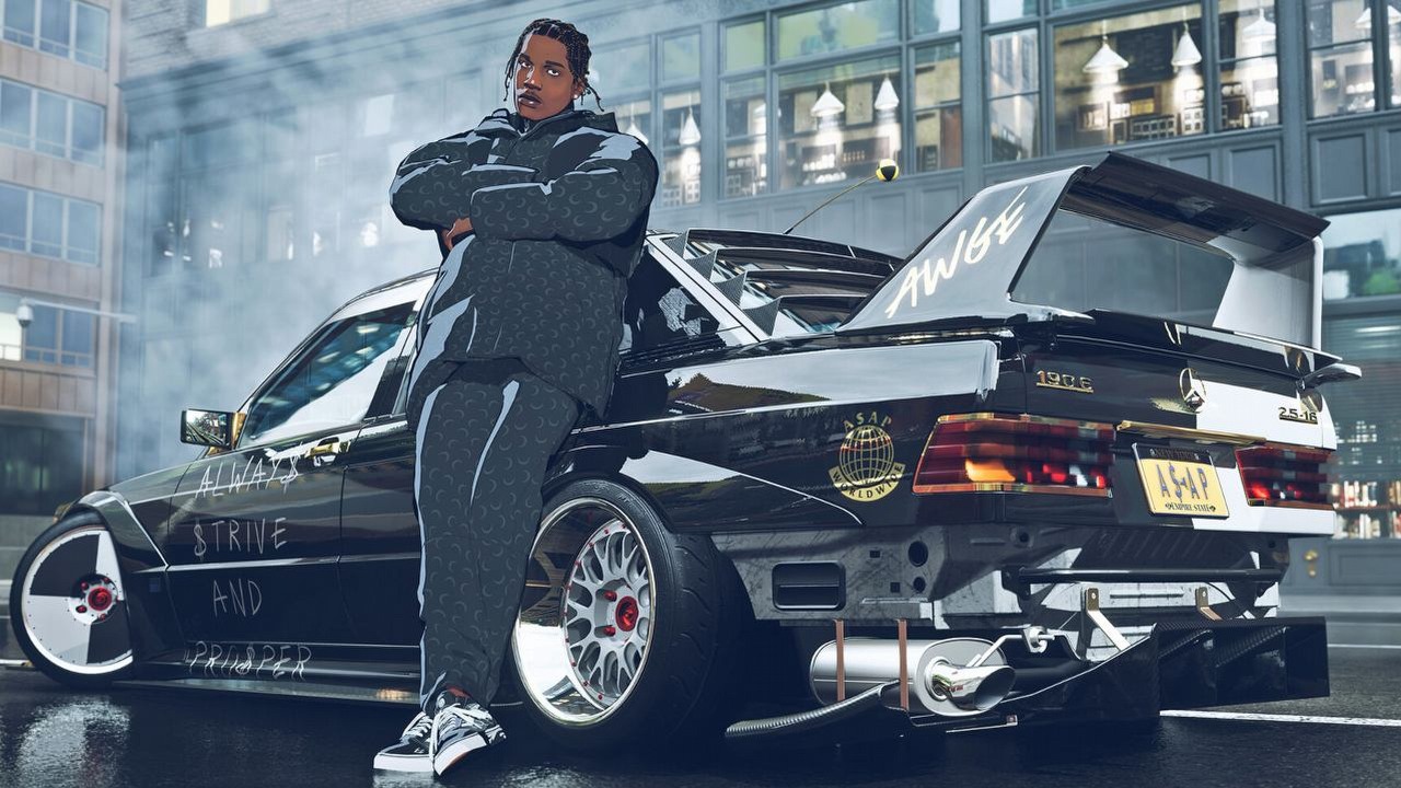 Kolekcjonerka NFS Unbound zawiera kominiarkę i kolorowe pisaki, źródło grafiki: store.epicgames.com.