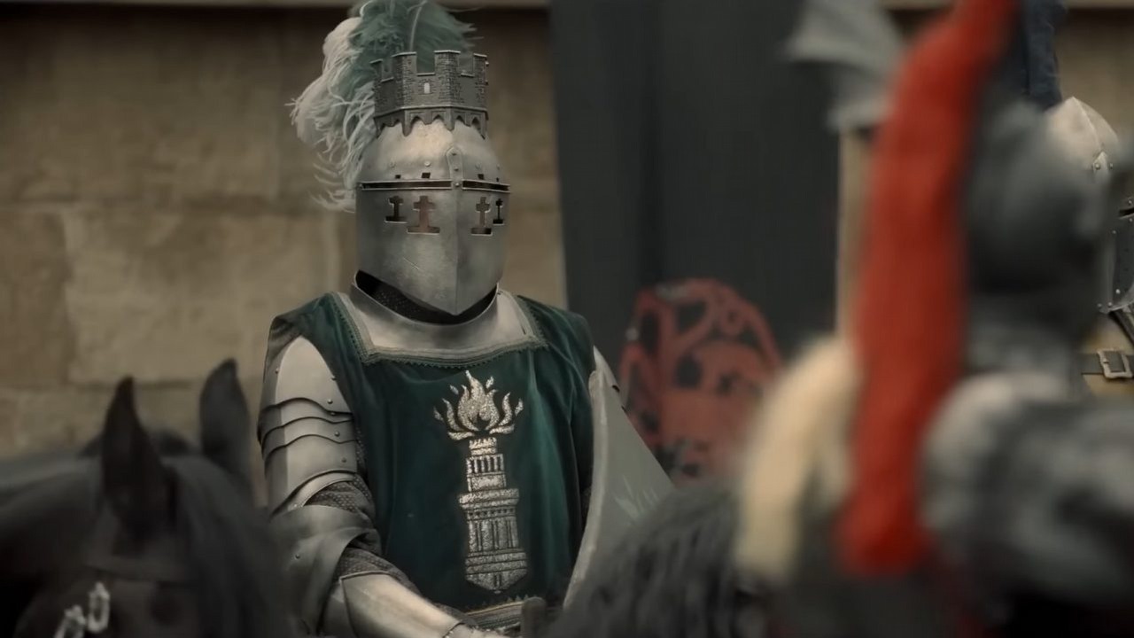 Pojedynek na kopie z Rodu smoka ustępuje tylko Obłędnemu rycerzowi według specjalisty, źródło grafiki: Ród smoka, Ryan Condal i Miguel Sapochnik, HBO, 2022.