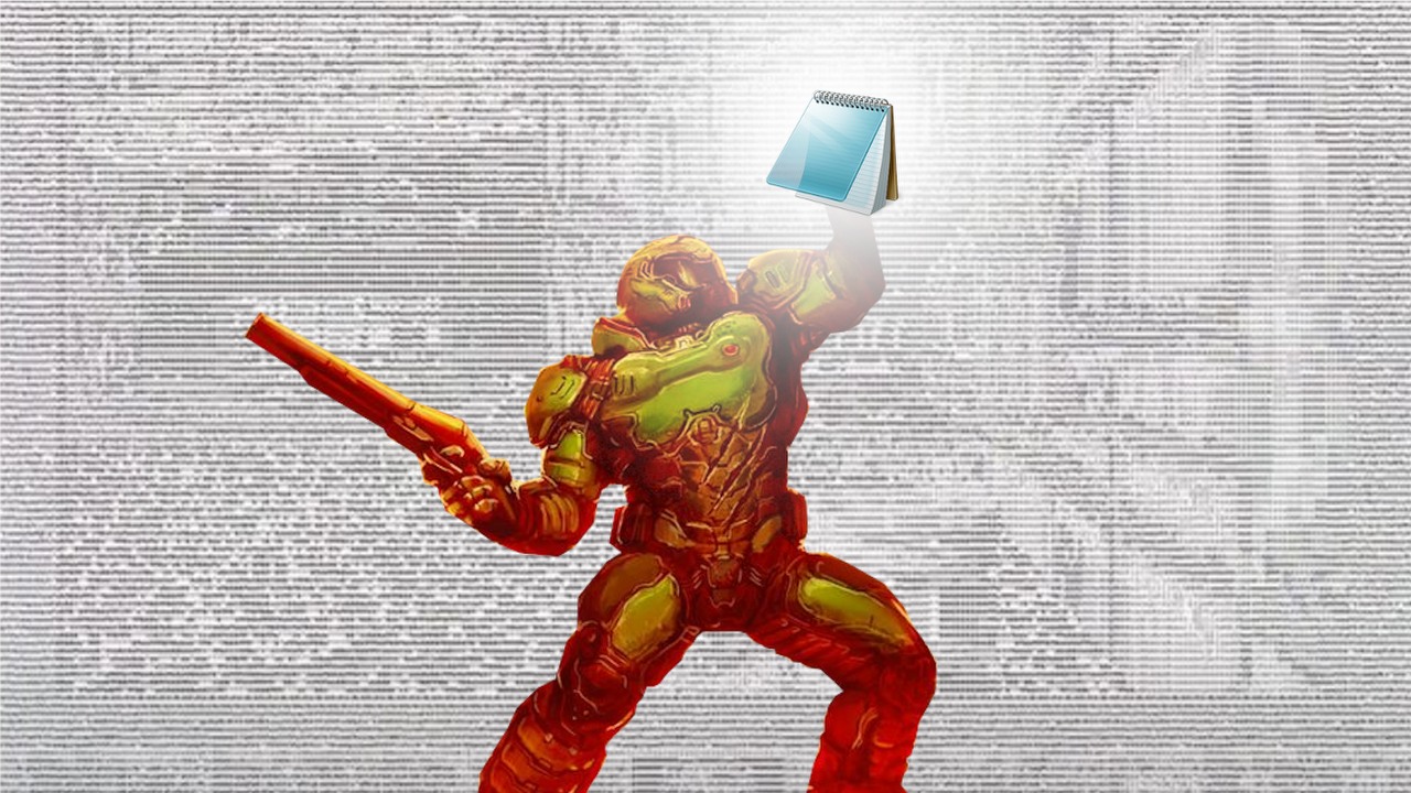 Doom w Notatniku to szaleństwo, nawet John Romero jest pod wrażeniem.