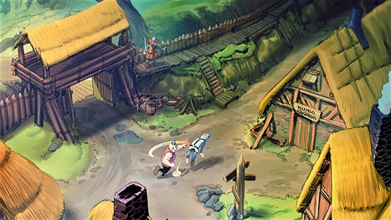 Kajko i Kokosz przeszli lifting, nowy gameplay pokazuje zmiany w grze, źródło grafiki: Starving Pixels.