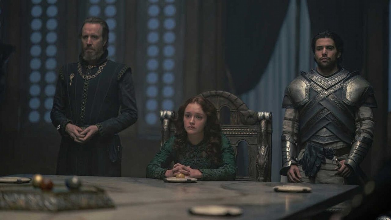 9 odcinek Rodu smoka przesuwa granicę zepsucia w nowe miejsce, źródło grafiki: Ród smoka, reż. Clare Kilner, HBO MAX 2022.