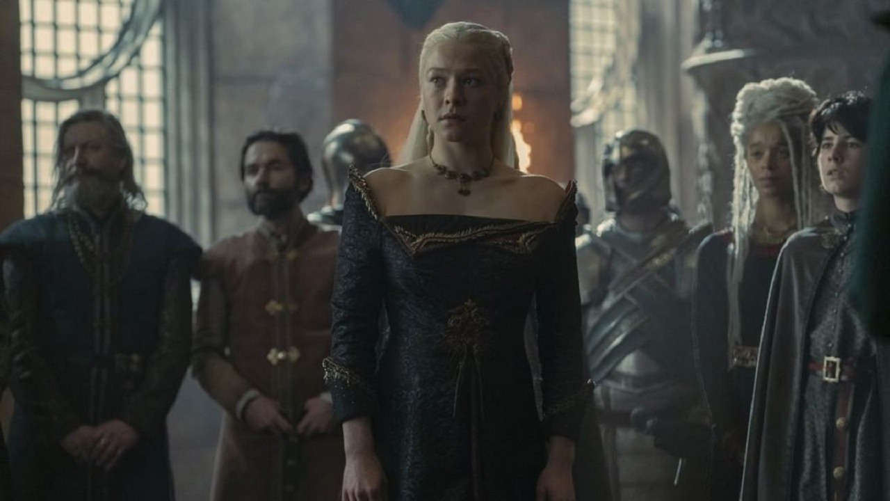 Sprawdzamy, kto stoi po stronie Rhaenyry w Rodzie smoka po 9. odcinku, źródło grafiki: Ród smoka; Miguel Sapochnik i Ryan Condal; HBO; 2022.