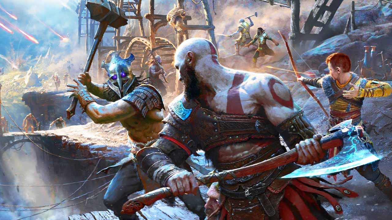 God of War Ragnarok powala rozmiarem na PS4, szykujcie dyski, źródło grafiki: Sony.